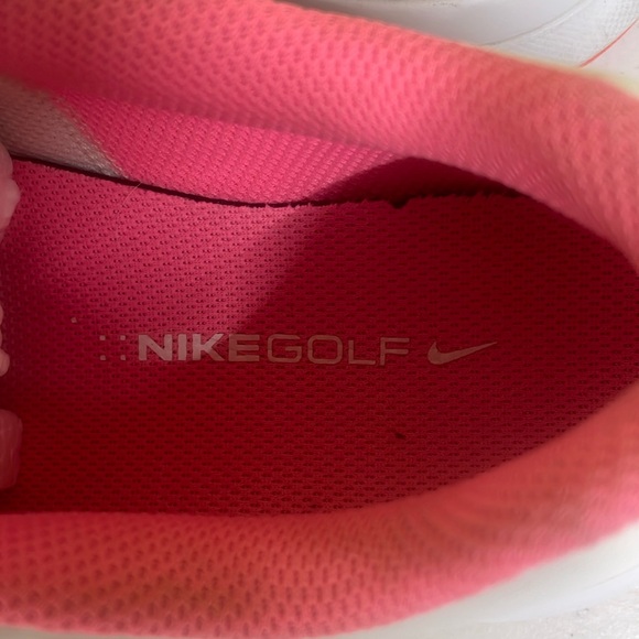 Women’s Nike Explorer 2 Golf Shoes Size 8.5 Pink And White Lace Up - Picture 12 of 13